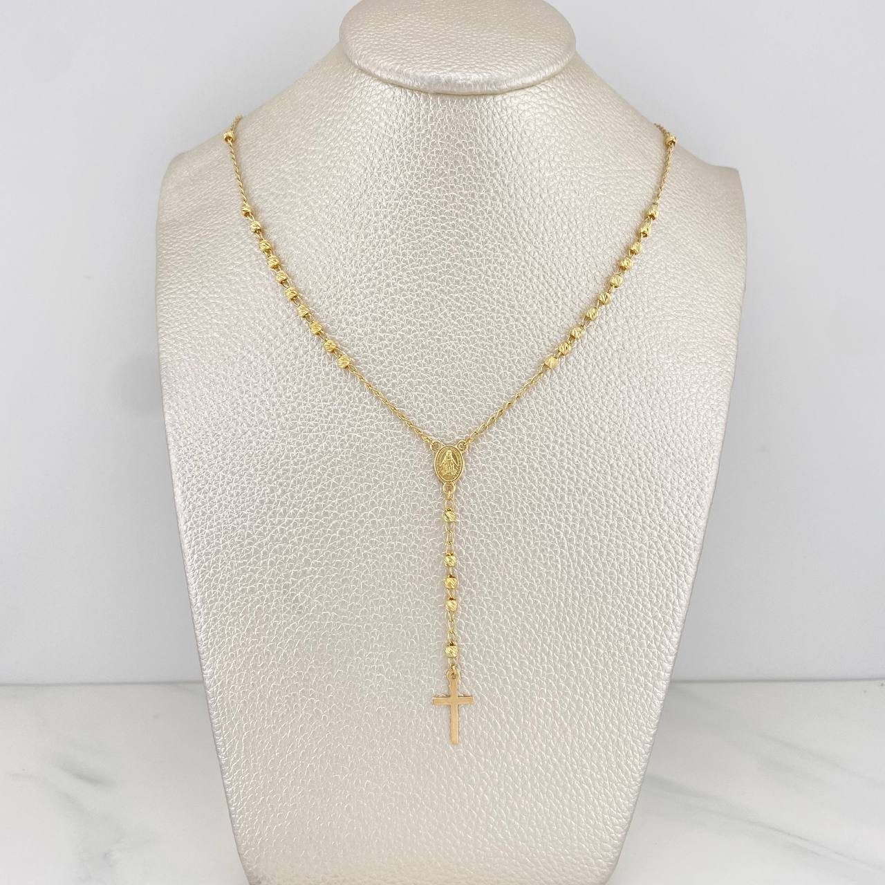 Rosario Virgen de la milagrosa 6.05g / 21 in / 2.77mm Oro Amarillo 18K