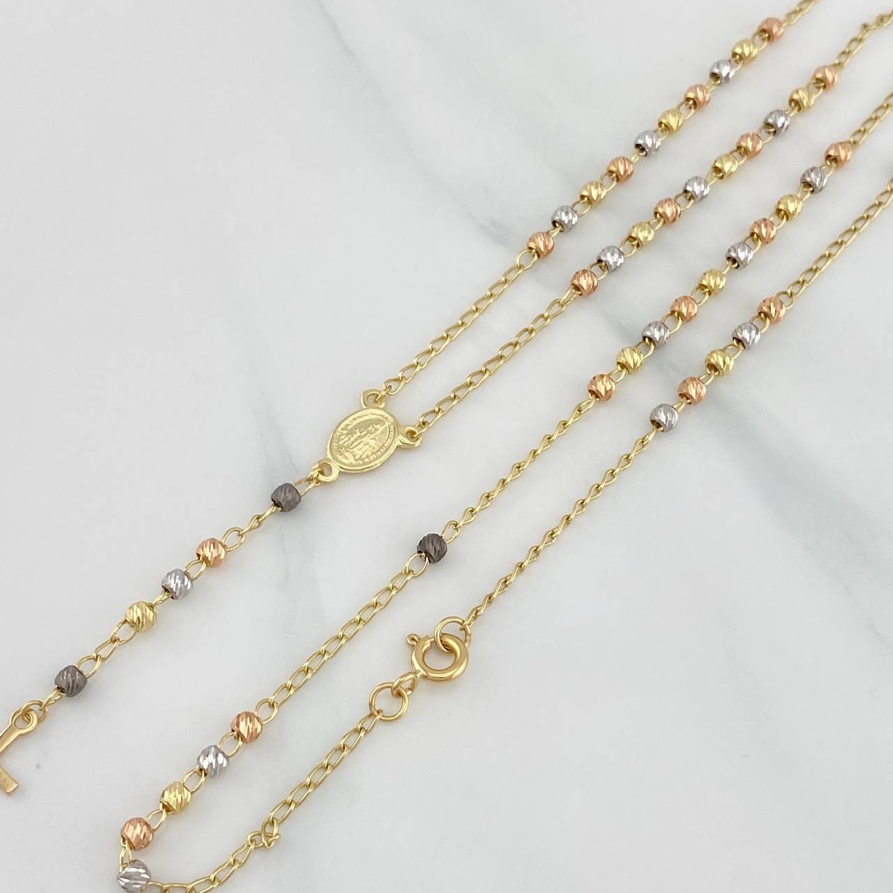 Rosario Virgen Milagrosa 6 g / 20 3/4 in / 3 mm Tres Oros 18K
