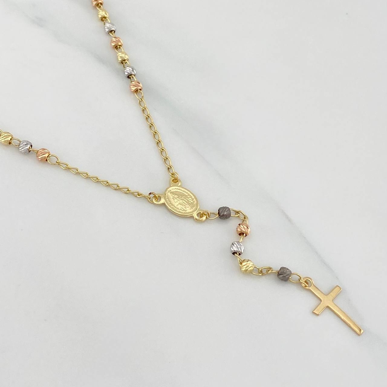 Rosario Virgen Milagrosa 6 g / 20 3/4 in / 3 mm Tres Oros 18K