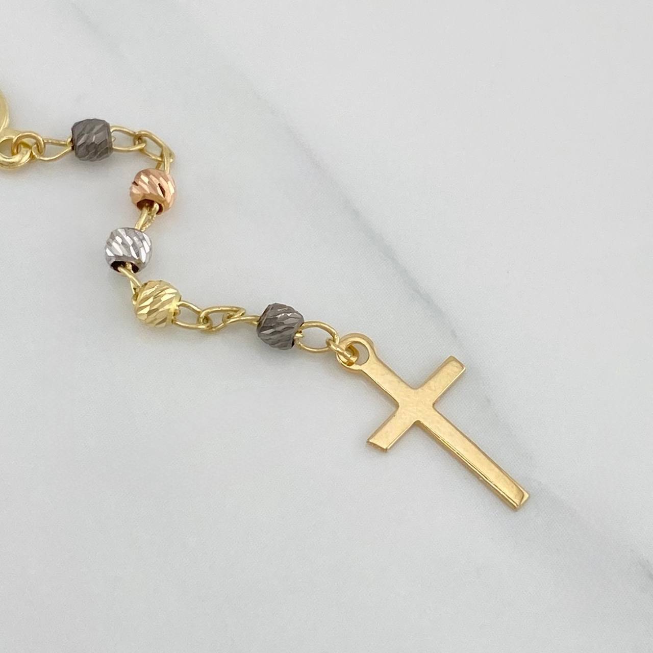 Rosario Virgen Milagrosa 6 g / 20 3/4 in / 3 mm Tres Oros 18K