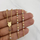Rosario Virgen Milagrosa 6 g / 20 3/4 in / 3 mm Tres Oros 18K