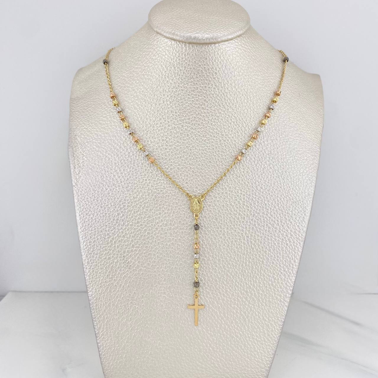 Rosario Virgen Milagrosa 6 g / 20 3/4 in / 3 mm Tres Oros 18K