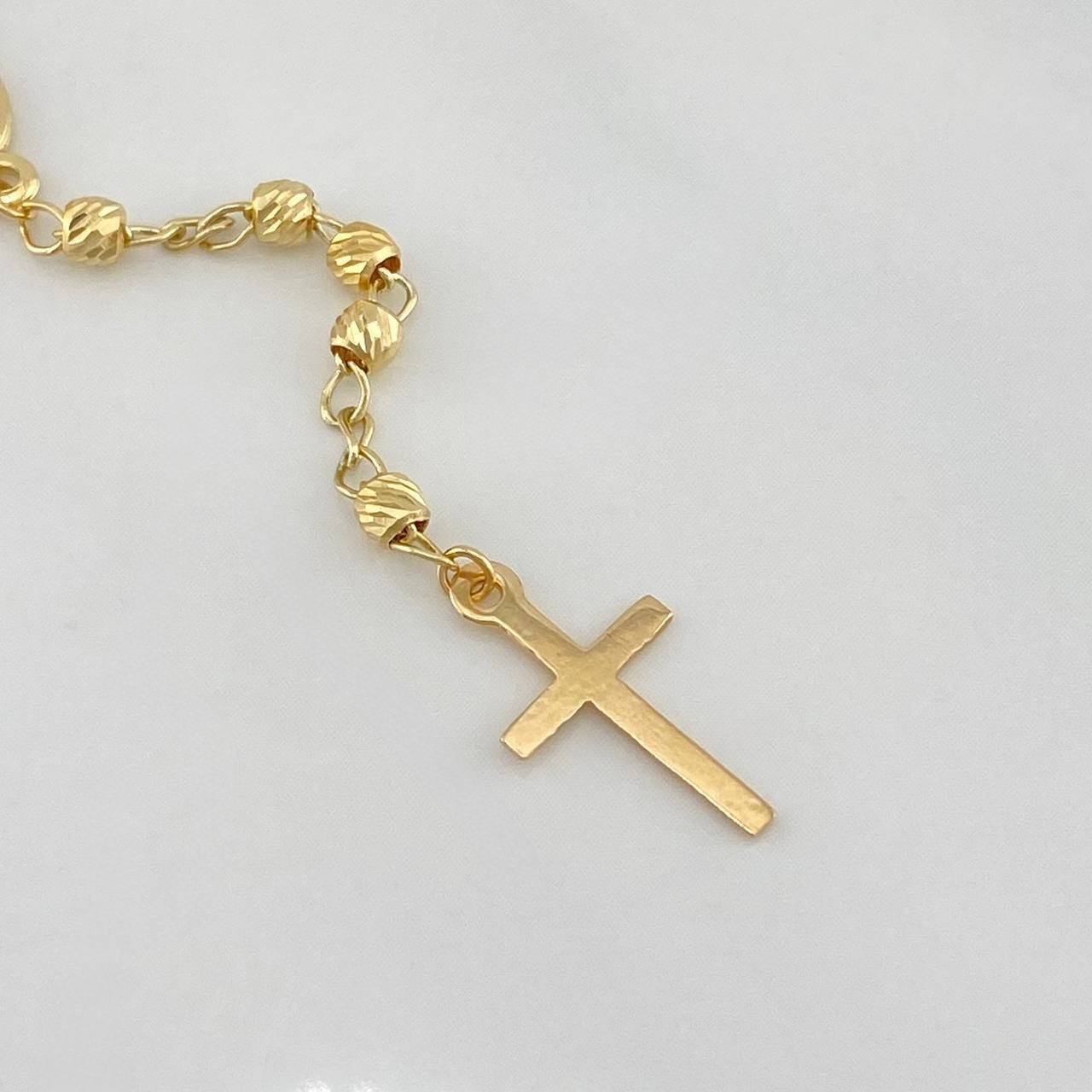 Rosario Virgen de la milagrosa 6.05g / 21 in / 2.77mm Oro Amarillo 18K