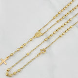 Rosario Virgen de la milagrosa 6.05g / 21 in / 2.77mm Oro Amarillo 18K