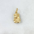 Pendant Bear 0.6gr / 2cm / Flat Yellow Gold