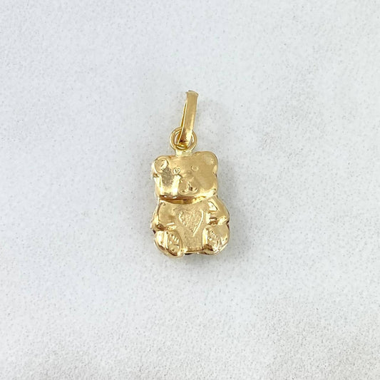 Pendant Bear 0.6gr / 1.8cm / Yellow Gold ©