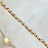 Cadena Franco 2.85gr / 45cm / 1.5mm Dos Oros Amarillo Blanco +4