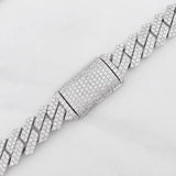 Cadena Cubana 135g / 20 in / 12.3mm Plata Rodinada 925