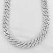 Cadena Cubana 135g / 20 in / 12.3mm Plata Rodinada 925