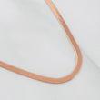Cadena Espejo 3.15 g / 17 3/4 in / 2 mm Oro Rosa 18K