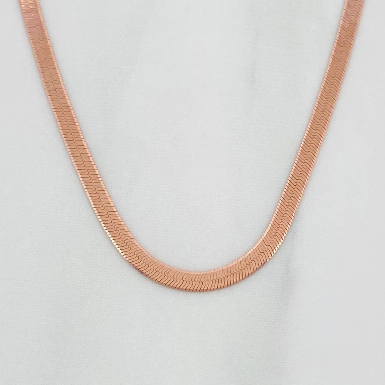 Cadena Espejo 3.5 g / 17 3/4 in / 2 mm Oro Rosa 18K
