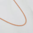 Cadena Escalera Plana 1.1 g / 15 3/4 in / 0.3 mm Oro Rosa 18K