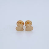 Topos Corazón 0.7gr / 5.5mm Oro Amarillo 18K %