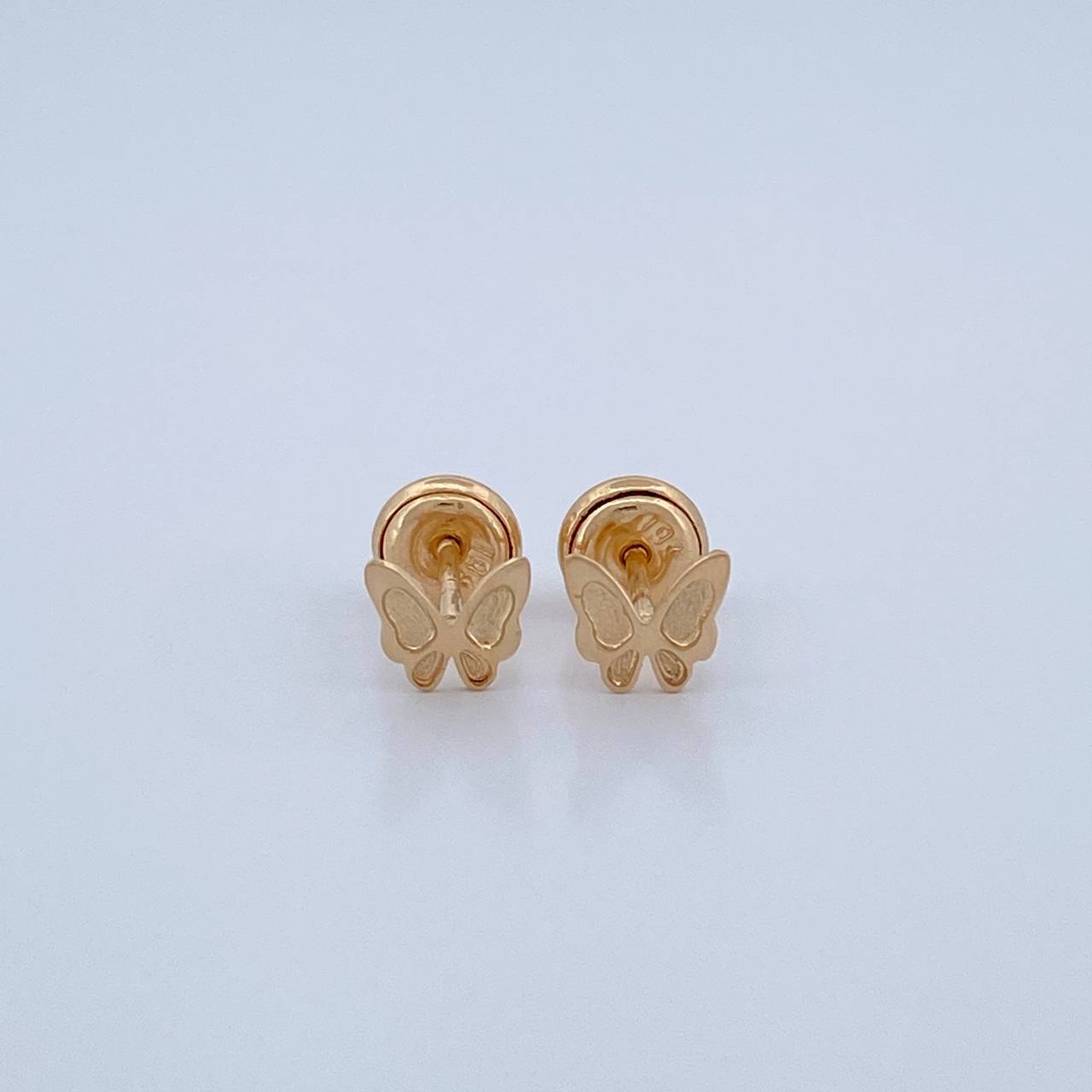 Topos Mariposa 0.6gr / 5.52mm Oro Amarillo 18K %