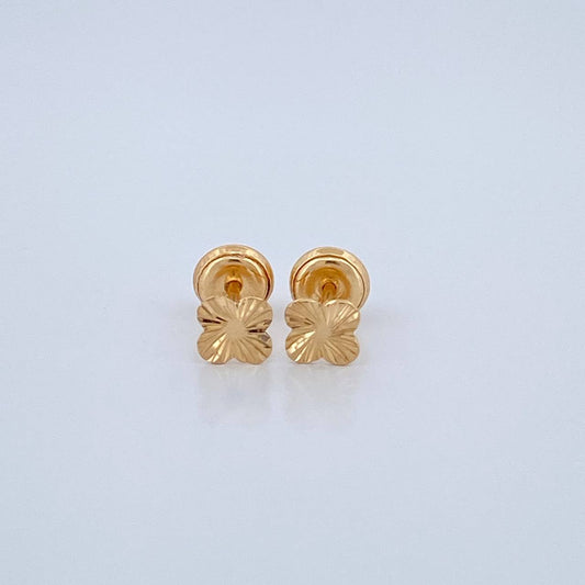 Topos Trebol 0.65gr / 4.7mm Oro Amarillo 18K %