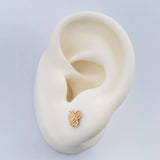 Topos Abeja 0.7gr / 6.09mm Oro Amarillo 18K %