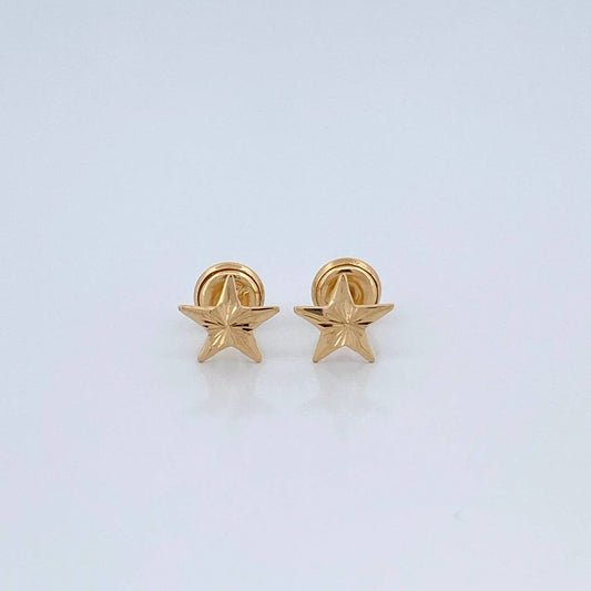 Topos Estrella 0.65gr / 7.47mm Oro Amarillo 18K %