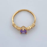 Anillo Gota 1.95gr / T5 1/2 / Oro Amarillo 18K %