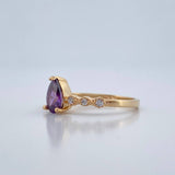 Anillo Gota 1.95gr / T5 1/2 / Oro Amarillo 18K %
