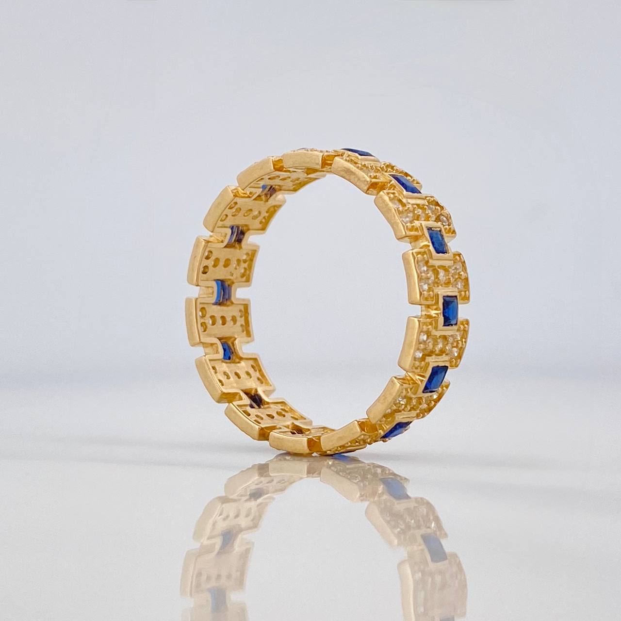 Anillo Glam 4.75gr / T9 1/4 / Oro Amarillo 18K $
