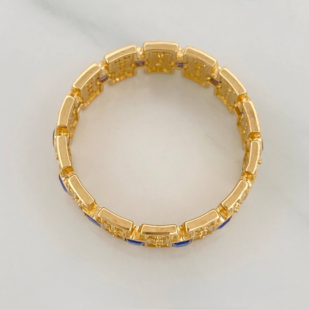Anillo Glam 4.75gr / T9 1/4 / Oro Amarillo 18K $