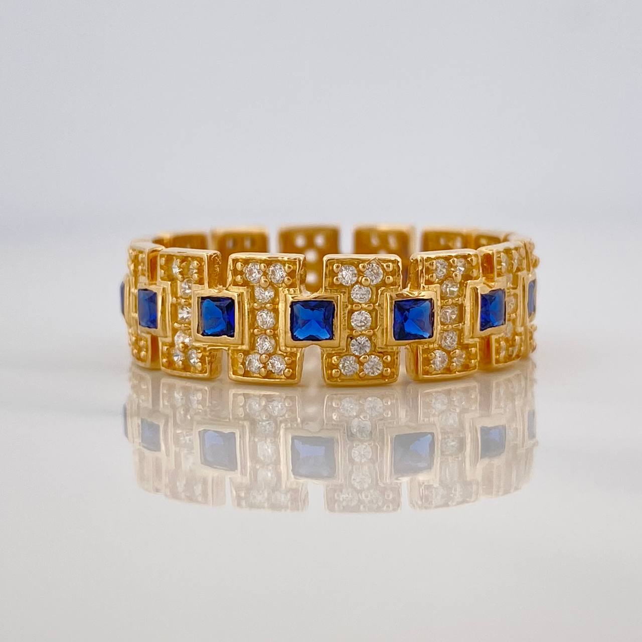 Anillo Glam 4.45gr / T8 / Oro Amarillo 18K $