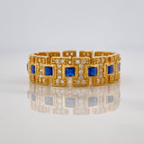 Anillo Glam 4.75gr / T9 1/4 / Oro Amarillo 18K $
