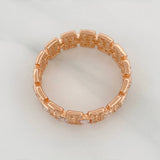 Anillo Glam 4.8gr / T9 1/4 / Oro Rosa 18K $