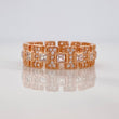 Anillo Glam 4.8gr / T9 1/4 / Oro Rosa 18K $