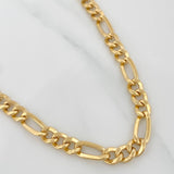 Cadena Figaro 12.4 g / 28 1/4 in / 5.1 mm Oro Amarillo 18K