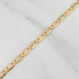 Cadena Escalera Plana 9.35gr / 23 3/4 in / 2.96mm Tres Oros +3 18K $