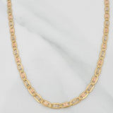 Cadena Escalera Plana 9.35gr / 23 3/4 in / 2.96mm Tres Oros +3 18K $