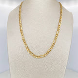 Figaro Chain 7.65gr / 28 3/4 in / 4.58mm Yellow +1 18K Gold $
