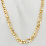 Figaro Chain 7.75gr / 29 1/4 in / 4.6mm Yellow +1 18K Gold $
