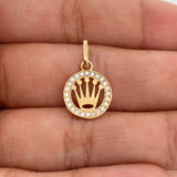 Pendant Crown 0.7gr / 3/4 in / 18K Yellow Gold %
