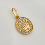 Pendant Crown 0.7gr / 3/4 in / 18K Yellow Gold %