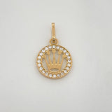 Pendant Crown 0.7gr / 3/4 in / 18K Yellow Gold %