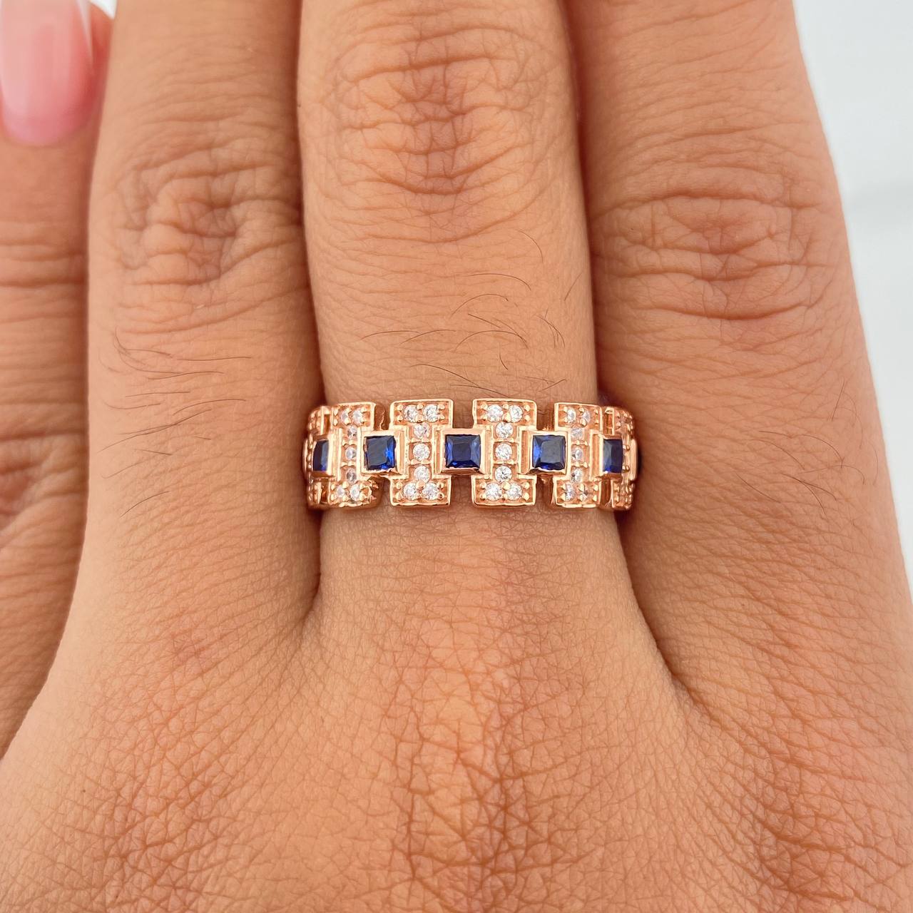 Anillo Glam 4.65gr / T9 / Oro Rosa 18K %