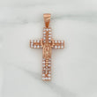 Dije Cruz Rosario Virgen Guadalupe 5.9gr / 1 3/4 in / Oro Rosa 18K $