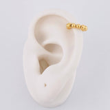 Piercing with Beads 0.8g / 1/2 in 18K Yellow Gold