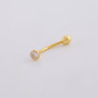 Piercing Curvo 0.3g / 1/2 in Oro Amarillo 18K