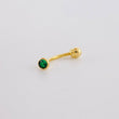 Piercing Curvo 0.3g / 1/2 in Oro Amarillo 18K
