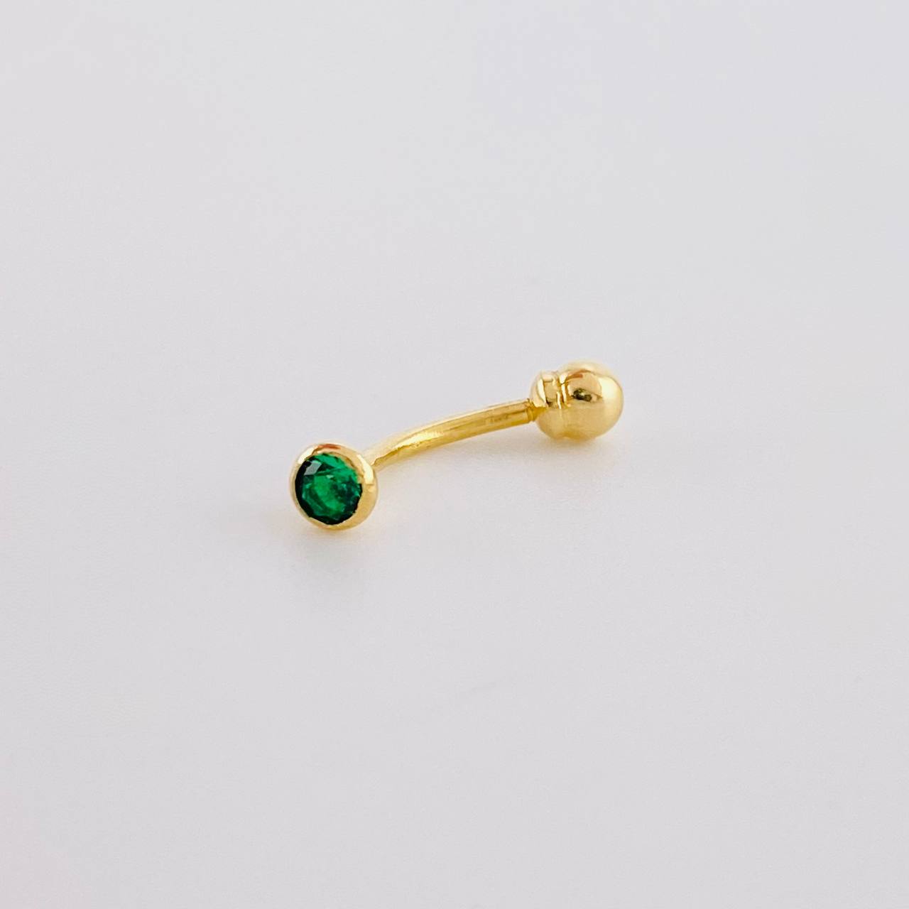 Piercing Curvo 0.3g / 1/2 in Oro Amarillo 18K