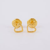 Topos Silueta Corazón 0.45g / in / 4.7mm Oro Amarillo 18K