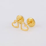 Topos Silueta Corazón 0.45g / in / 4.7mm Oro Amarillo 18K