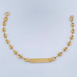 Pulso Bebé GC 1.7gr / 5 1/2 in / 3.2mm Oro Amarillo 18K &