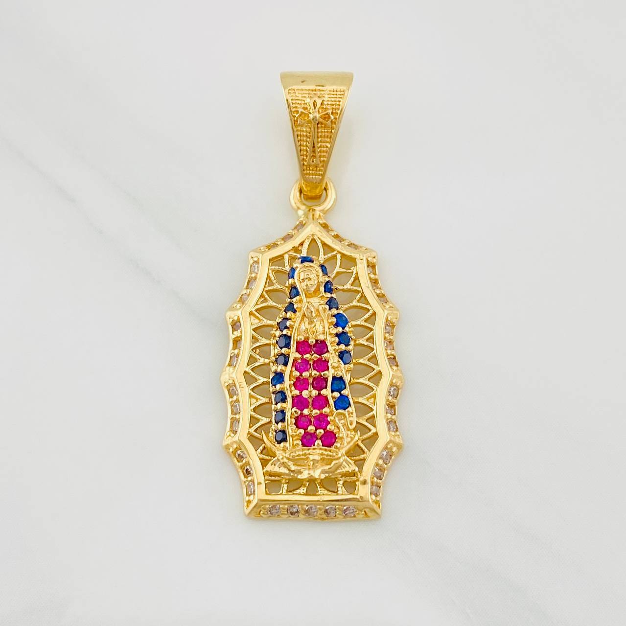 Dije Virgen de Guadalupe 3.25g / 1 1/4 in Oro Amarillo 18K