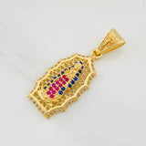 Dije Virgen de Guadalupe 3.25g / 1 1/4 in Oro Amarillo 18K