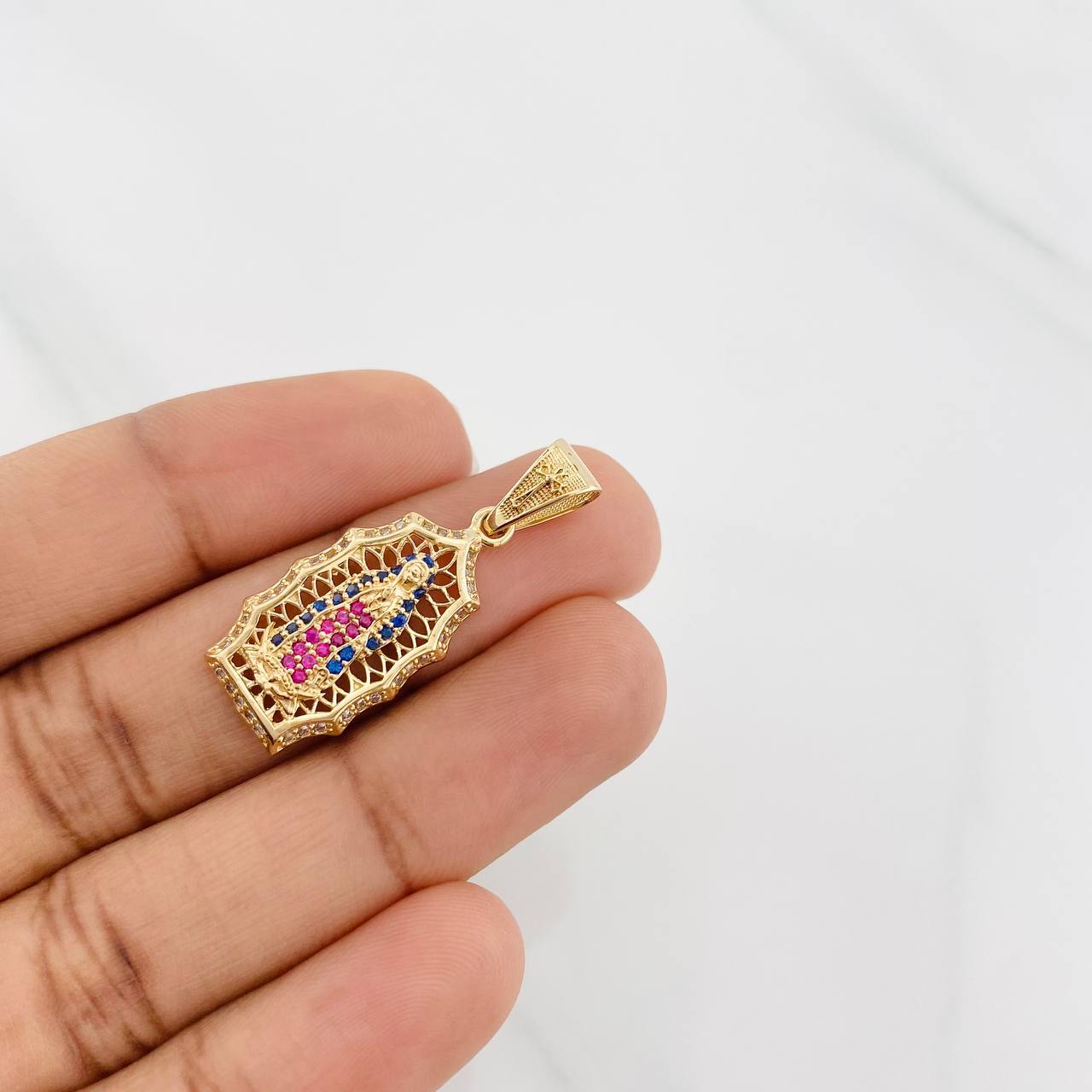 Dije Virgen de Guadalupe 3.25g / 1 1/4 in Oro Amarillo 18K