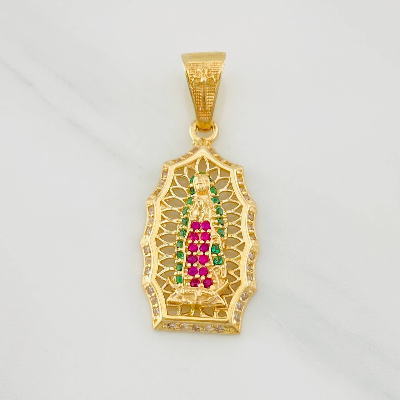 Dije Virgen de Guadalupe 3.25g / 1 1/4 in Oro Amarillo 18K